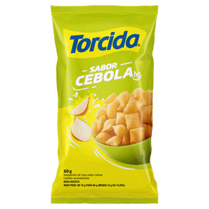 Salgadinho de Trigo Cebola Torcida Pacote 60g