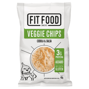 Chips de Grão-de-Bico Cebola & Salsa Fit Food Pacote 40g