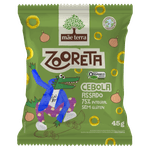 Salgadinho de Milho e Arroz Integral Orgânico Cebola Mãe Terra Zooreta Pacote 45g