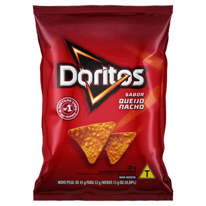 Salgadinho de Milho Queijo Nacho Doritos Pacote 32g