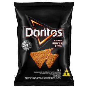 Salgadinho de Milho Sweet Chili Doritos Pacote 32g