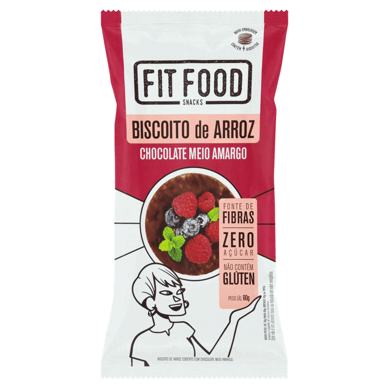 Biscoito-de-Arroz-Integral-Cobertura-Chocolate-Meio-Amargo-Zero-Acucar-Fit-Food-Pacote-60g