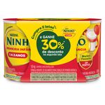 Pack-Formula-Infantil-Ninho-Fases-1--Lata-16kg-2-Unidades-Gratis-30--de-Desconto-na-Segunda-Lata