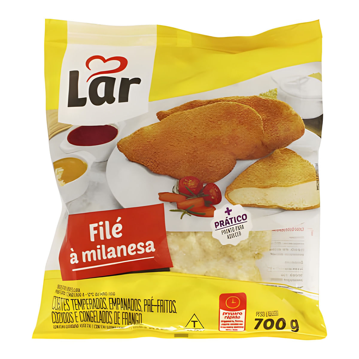 Filé de Frango à Milanesa Lar Pacote com 700g