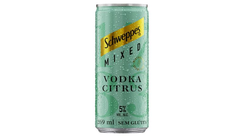 Bebida Mista Alcoólica Gaseificada Vodka Citrus Schweppes Mixed