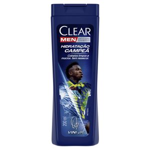 Shampoo Anticaspa Vini Jr. Clear Men Hidratação Campeã Frasco 200ml
