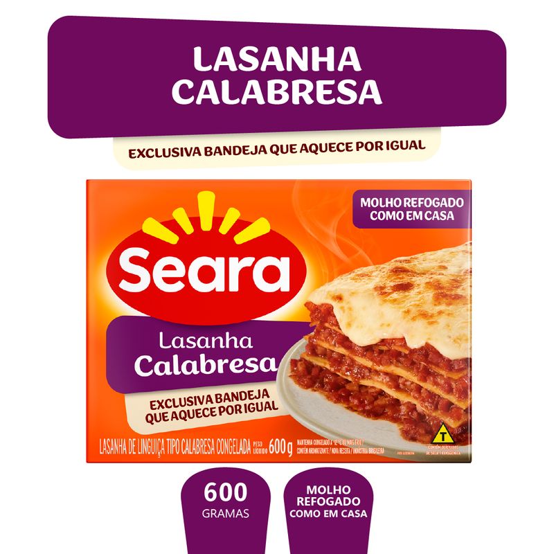 Lasanha-Calabresa-Seara-Caixa-600g