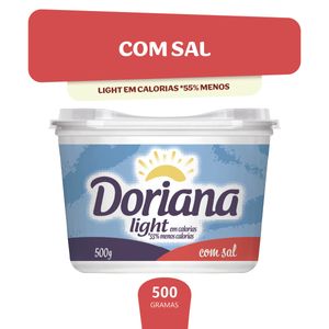 Margarina Light Com Sal Doriana Pote 500g