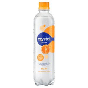 Água Saborizada com Gás Tangerina e Capim-Limão Crystal Sabores Garrafa 510ml