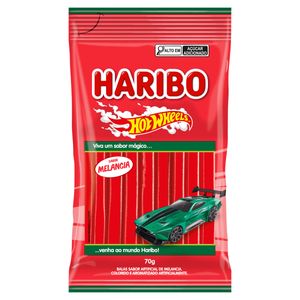 Bala Melancia Hot Wheels Haribo Pacote 70g