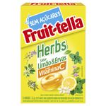 Bala-Limao---Ervas-Zero-Acucar-Fruit-Tella-Herbs-Caixa-252g-12-Unidades