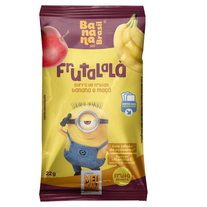 Barra-de-Frutas-Vegana-Banana-e-Maca-Meu-Malvado-Favorito-4-Banana-Brasil-Frutalala-Pacote-22g