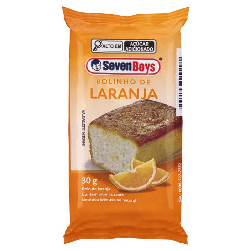 Bolinho-Laranja-Seven-Boys-Pacote-35g