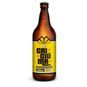 Cerveja Pilsen Puro Malte Criciúma Lohn Bier Garrafa 600ml