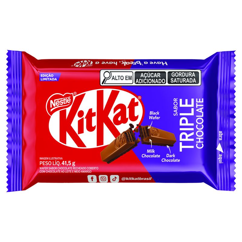 Wafer-Triple-Chocolate-Cobertura-Chocolate-ao-Leite-e-Meio-Amargo-Kitkat-Pacote-415g