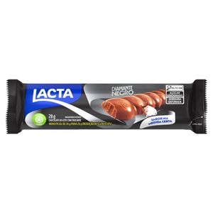 Chocolate ao Leite Lacta Diamante Negro Pacote 28g