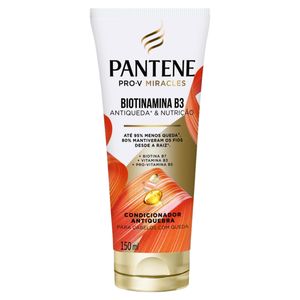 Condicionador Antiquebra Pantene Biotinamina B3 Antiqueda+ & Nutrição Bisnaga 150ml
