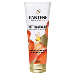 Condicionador Antiquebra Pantene Biotinamina B3 Antiqueda+ & Nutrição Bisnaga 250ml