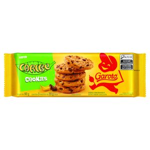 Biscoito Cookie Caribe Garoto Pacote 60g