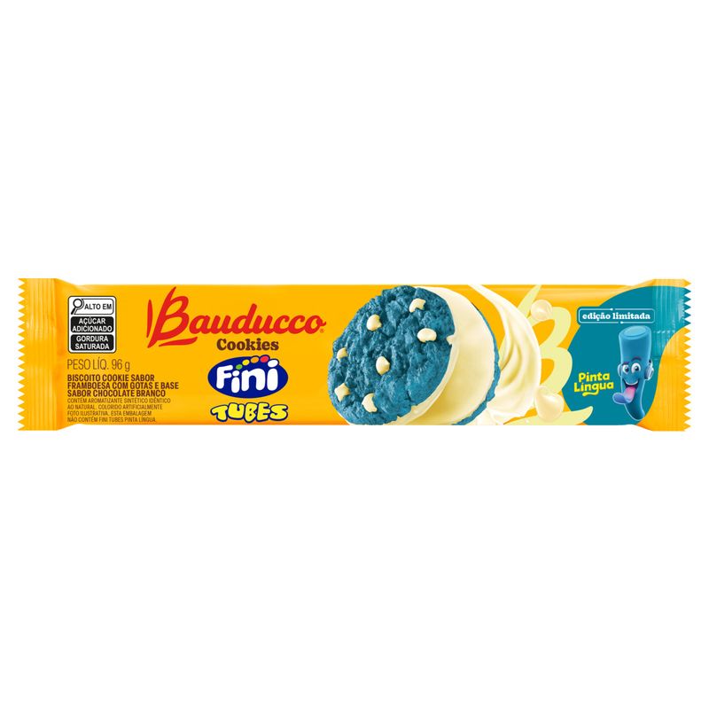 Biscoito-Cookie-Framboesa-com-Gotas-e-Cobertura-Chocolate-Branco-Fini-Tubes-Pinta-Lingua-Bauducco-Pacote-96g