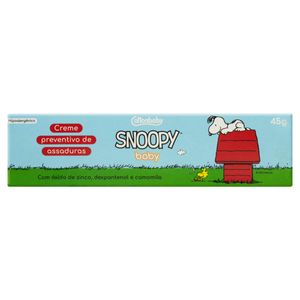 Creme Preventivo de Assaduras Snoopy Baby Cottonbaby Caixa 45g