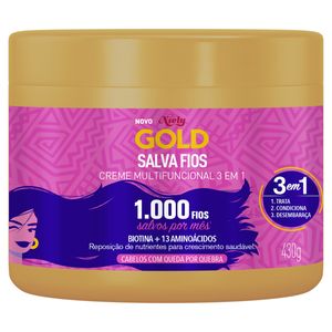 Creme Multifuncional Niely Gold Salva Fios Pote 430g
