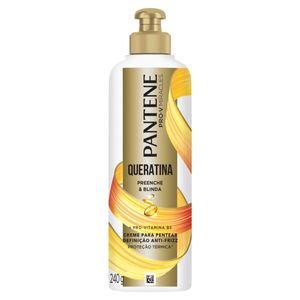 Creme para Pentear Pantene Queratina Preenche & Blinda Frasco 240g