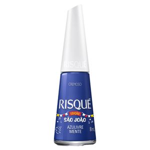 Esmalte Cremoso Azulivre Mente Risqué Frasco 8ml Edição São João