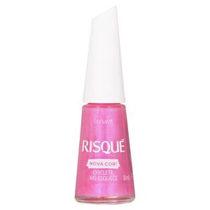 Esmalte Cintilante Chiclete, Me Esquece Risqué Nova Cor! Frasco 8ml