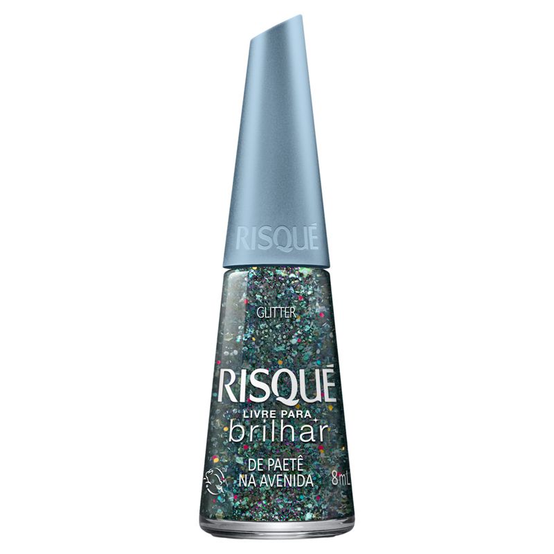 Esmalte-Glitter-de-Paete-na-Avenida-Risque-Livre-para-Brilhar-Frasco-8ml