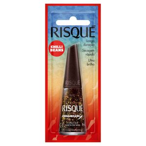 Esmalte A Onça que Habita em Mim Risqué Chilli Beans Blister 8ml