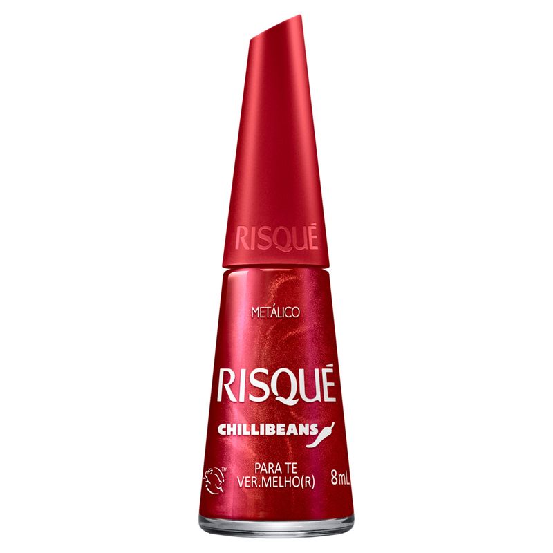 Esmalte-Metalico-para-Te-Ver-Melho-r--Risque-Chilli-Beans-Frasco-8ml