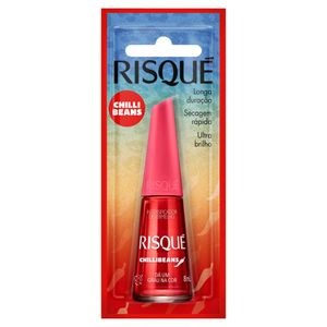 Esmalte Intensificador Dá um Grau na Cor Risqué Chilli Beans Blister 8ml