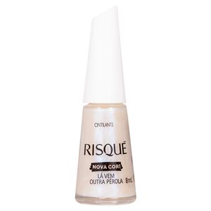 Esmalte Cintilante Lá Vem Outra Pérola Risqué Nova Cor! Blister 8ml