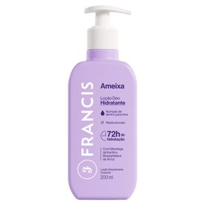 Loção Desodorante Corporal Deo-Hidratante Ameixa Francis Frasco 200ml Pump