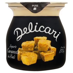 Iogurte Integral Caramelo de Bali Delicari Copo 170g