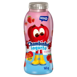 Iogurte Parcialmente Desnatado Morango Chambinho Frasco 165g
