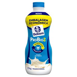 Iogurte Parcialmente Desnatado Tradicional Batavo Probio2 Garrafa 1,15kg Embalagem Econômica