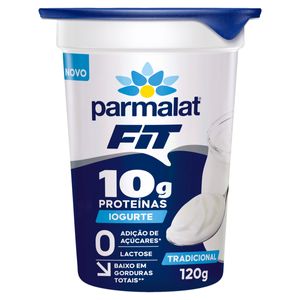 Iogurte Semidesnatado Tradicional Zero Lactose Parmalat Fit Copo 120g