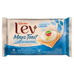 Torrada Light Marilan Lev Magic Toast Pacote 110g 6 Unidades