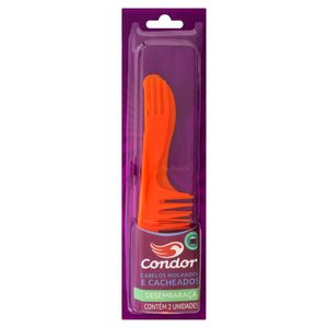 Kit Pente para Cabelo Molhado e Cacheado Joy Condor 2 Unidades