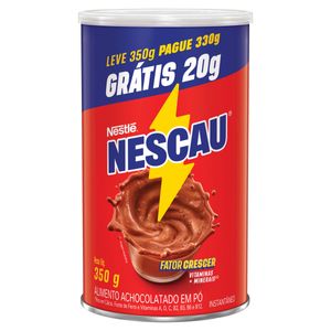 Achocolatado Pó Nescau Lata Leve 350g Pague 330g