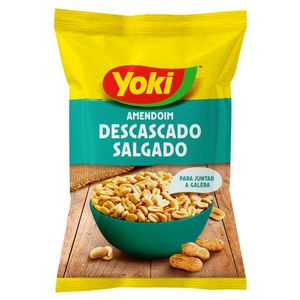 Amendoim Torrado Salgado sem Casca Yoki Pacote 350g