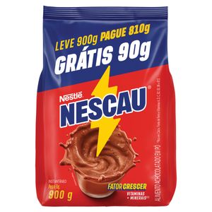 Achocolatado Pó Nescau Pacote Leve 900g Pague 810g