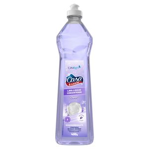Lava-Louças Líquido Concentrado Clear Casa & Louças Squeeze 400g