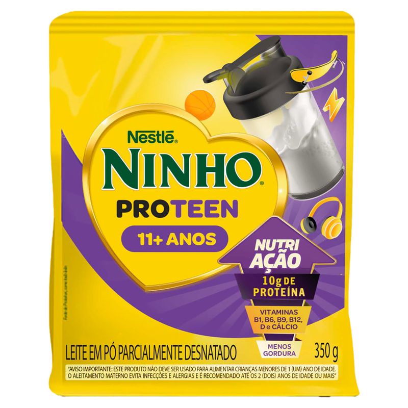 Leite-em-Po-Parcialmente-Desnatado-Ninho-Pro-Teen-Pacote-350g