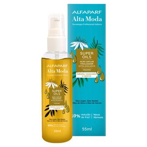 Óleo Finalizador Extra Emoliente Alfaparf Alta Moda Super Oils Frasco 55ml