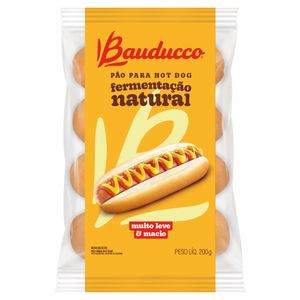 Pão para Hot-Dog Bauducco Pacote 200g