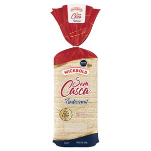 Pão de Forma sem Casca Tradicional Wickbold Pacote 450g