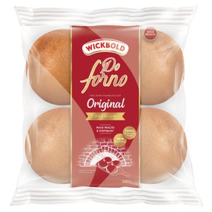 Pão para Hambúrguer Original Wickbold Maxi Burger Pacote 320g